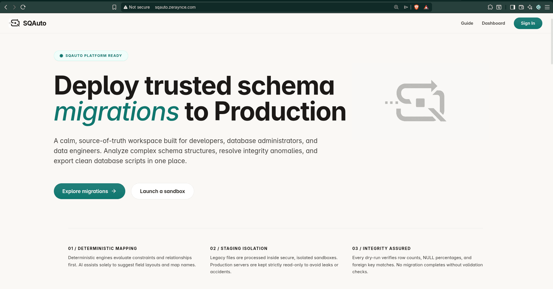 SQAuto project screenshot